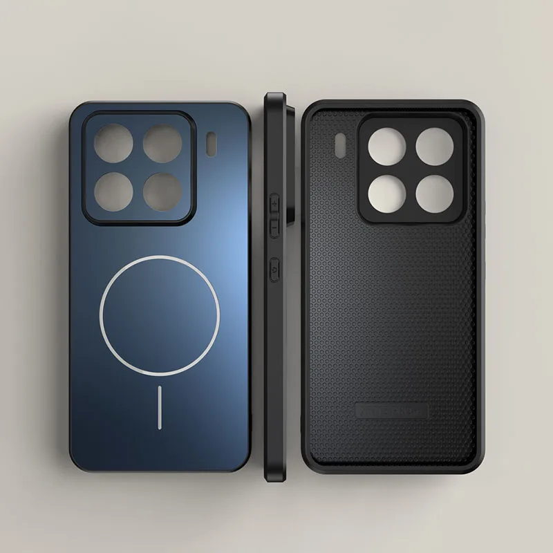 Enhanced Magnetic Case with Lens Protection and Matte Finish for Xiaomi and POCO Redmi