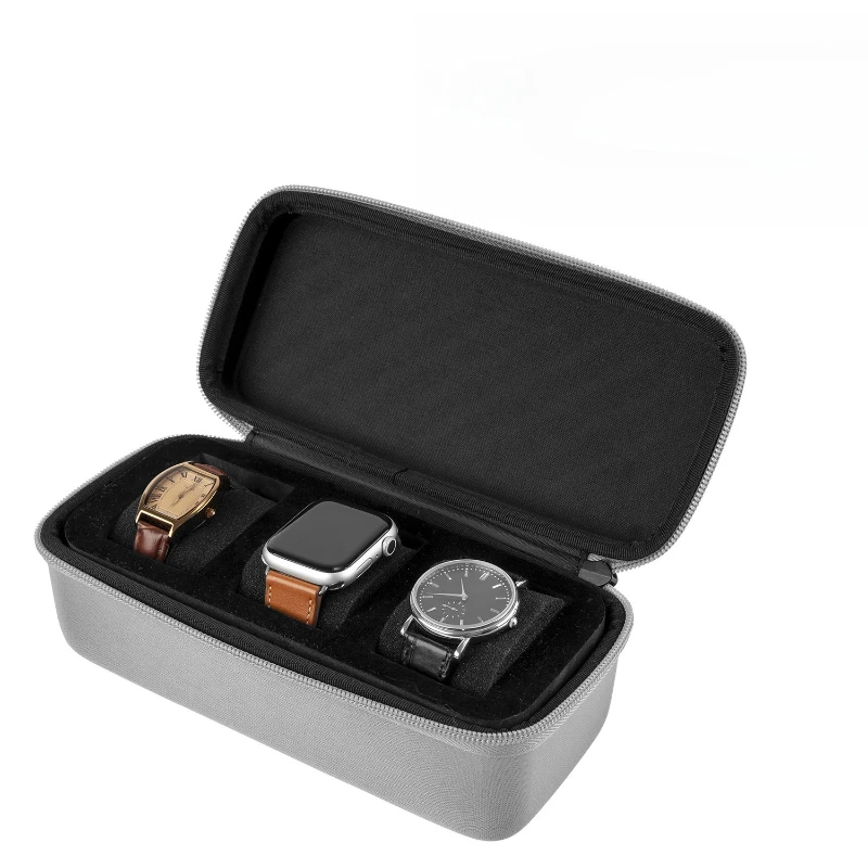 Men's Portable Watch Storage Box - Travel Organizer & Collection Case