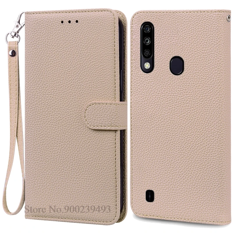 Sleek Silicone Wallet Leather Flip Case with Soft TPU Back Cover