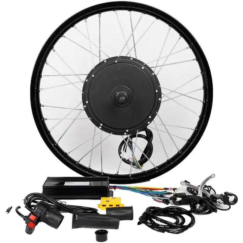 Electric Bicycle Conversion Kits, E-Cycle Ebike, Fat Tire Wheel Kit, Cheap Bike Parts, 48V, 3000W