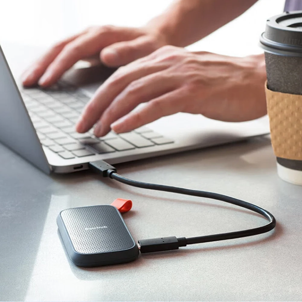 サンディスク E30 ポータブル SSD USB 3.2 USB-C 外付け HD 1TB