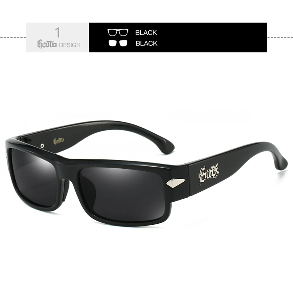 GCOTX Vollrand-polarisierte Sonnenbrille für Damen und Herren, 9 Farben, Modell 722 – Detail 2