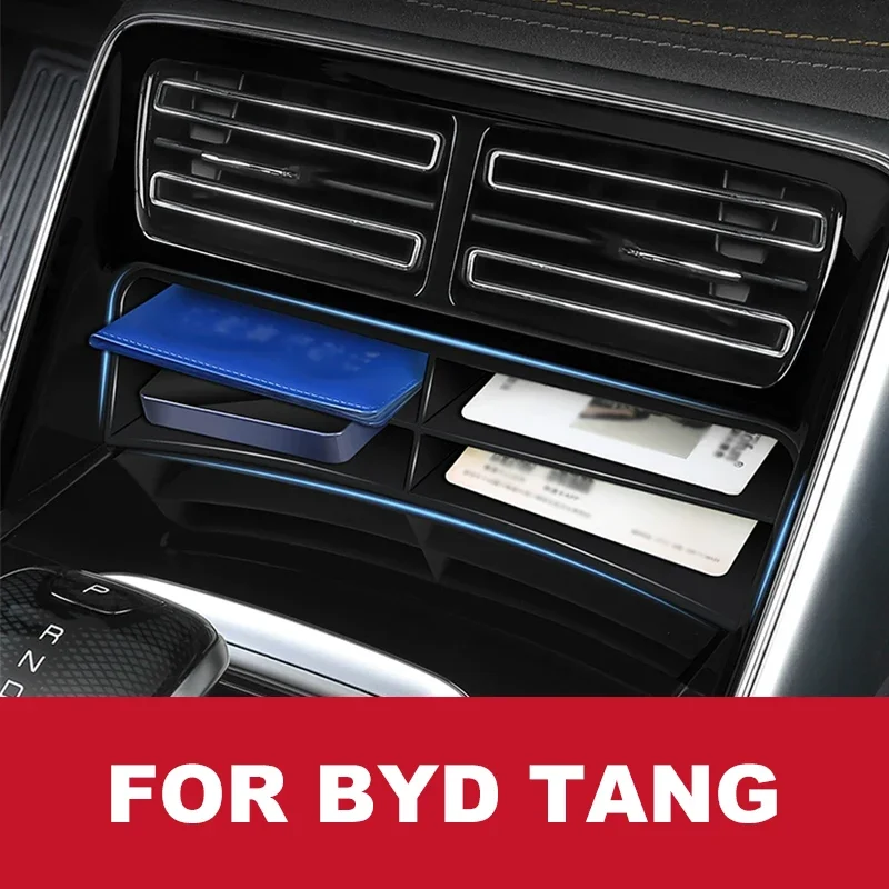 

Car Organizer Box For Byd Tang Ev/Dmi 2021 2022 2023 Abs Center Console Storage Automobile Front Dashboard Accessories