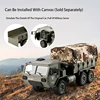 Hot Sale 6 Wheel Drive 2.4G APP Radio Control 720P HD Camera Military Loadable Army Truck Climbing  Card Hobby RC Car Toy Gift 3