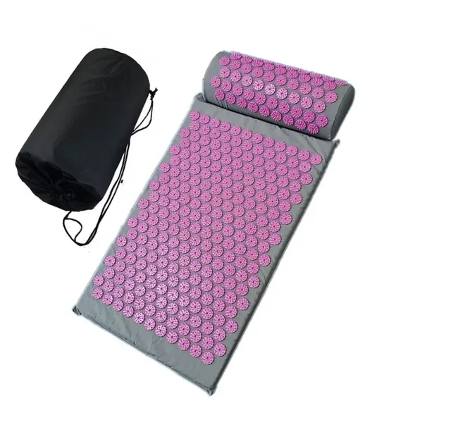 Spike Acupuncture Massage Yoga Mat Cushiont/Pillow Massager (appro.67*42cm)Acupressure Cushion Stress Relieve Back Body Pain Mat 6