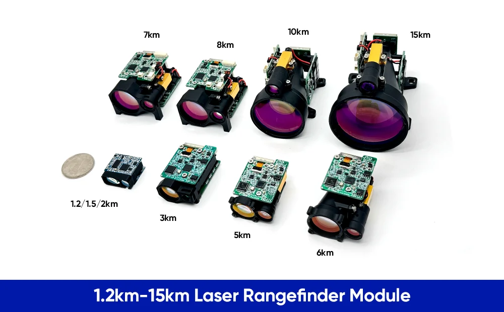 Lumispot DLRF C2.0 Sensor, Laser Rangefinder Modules 1.2km to 15km Range