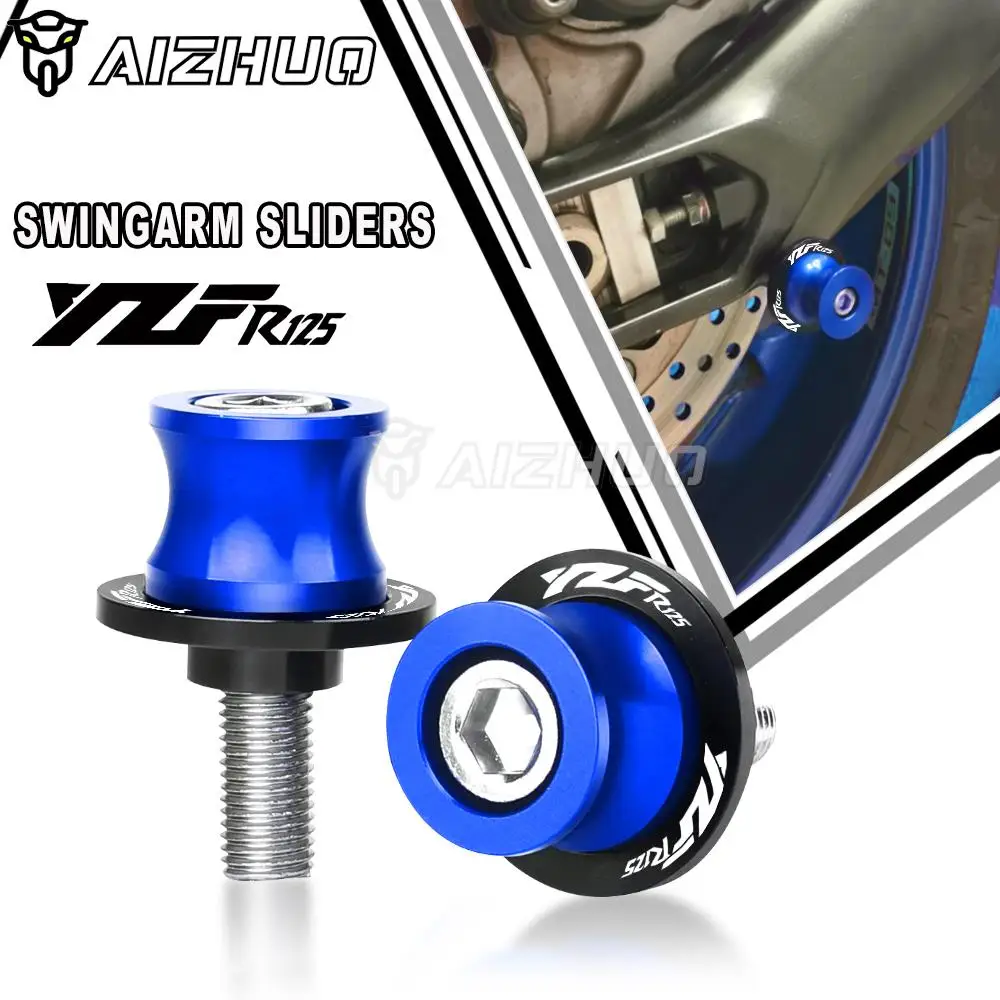 

Swingarm Slider Spools FOR YAMAHA YZFR125 2014-2022 YZF-R125 YZF R125 2021 2020 2019 18 6MM Motorcycle Accessories Stand Screws