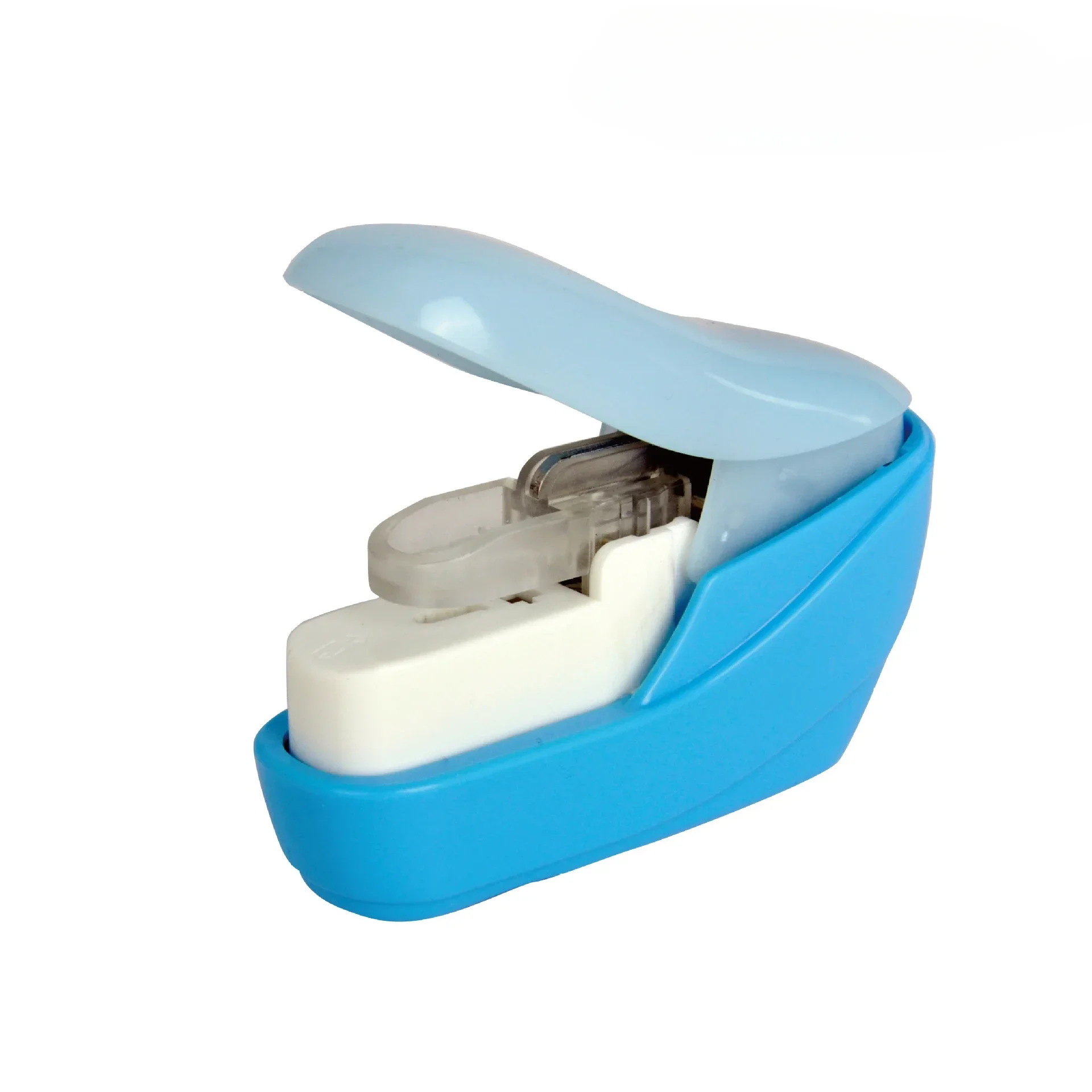Mini No Nails Easy Effortless Stapler book Stapling Stapler Without Staple Office Binding Supplies School Supplies mini stapler set