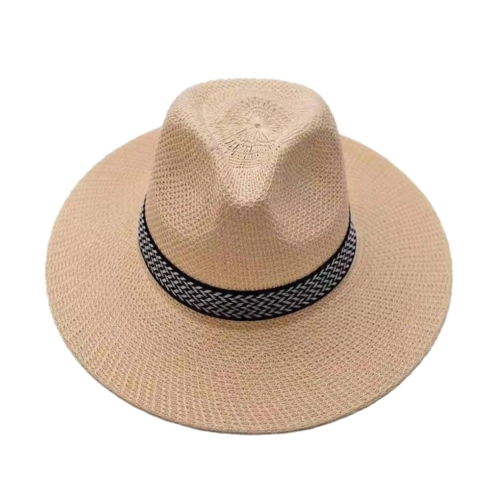 Summer Outdoor Men Sun Protection And Sunshade Hat Breathable Cool Hat Fishing Straw Fisherman sun hats sun hat fisherman hat sunscreen hats