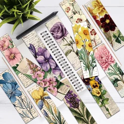 30pcs Retro Floral Aesthetic Bookmarks for Book Lovers and DIY Projects (30pcs)