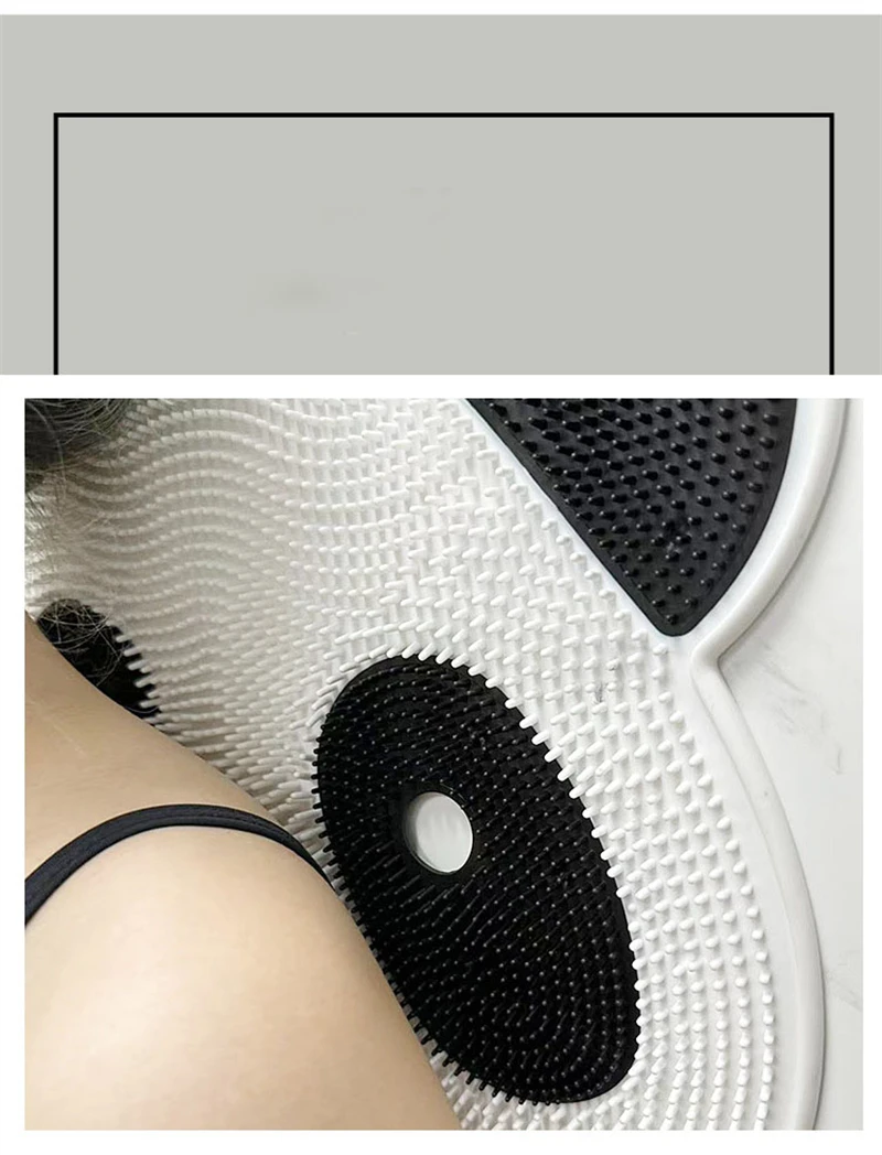 Panda Cleansing Anti-Itch Bath Mat, Shower Foot and Back Scrubber with  Suction Cups, Super Absorbent Non-Slip Carpet Mat for Shower (2pcs) - Yahoo  Shopping