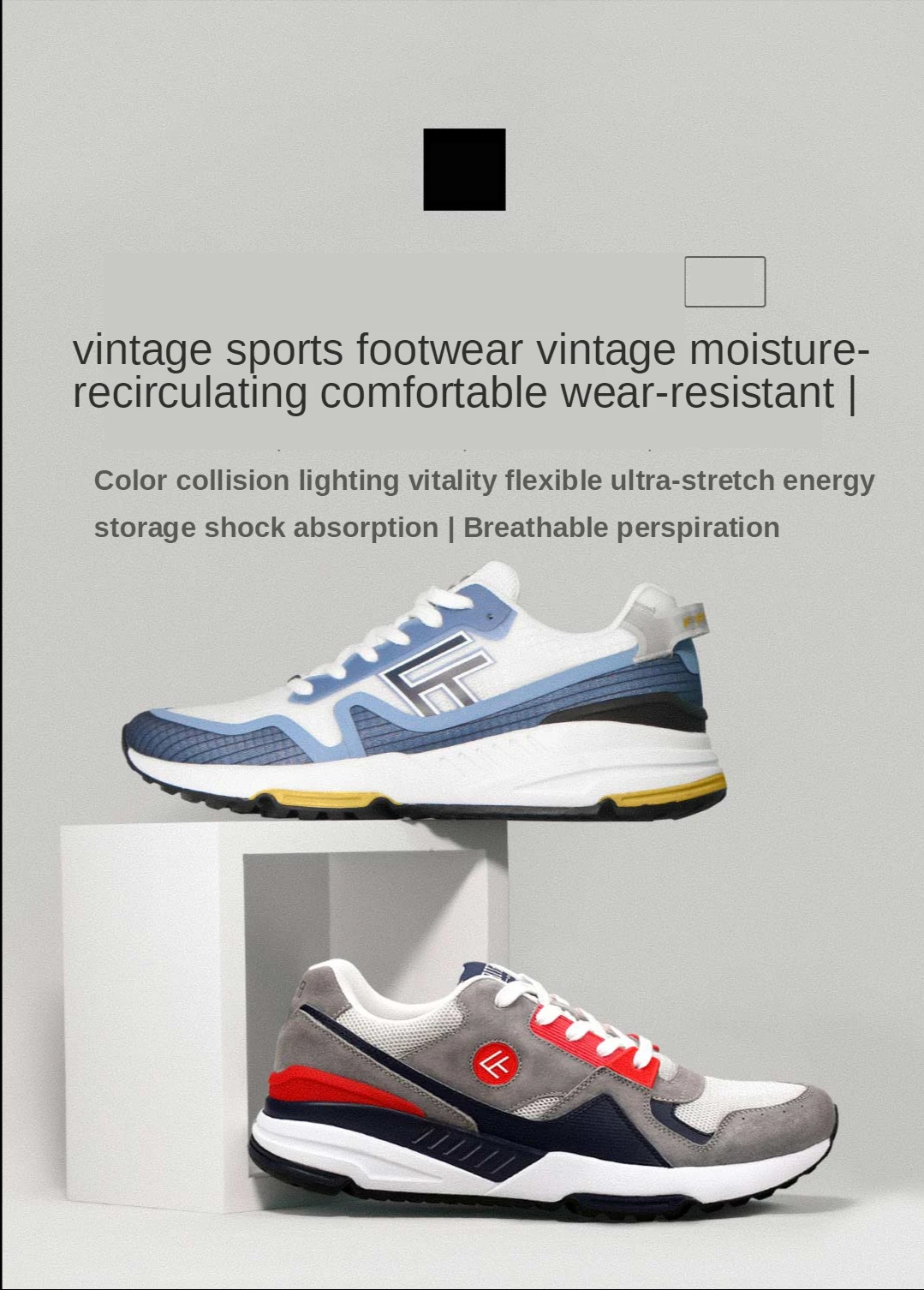 Sapatilhas retrô Youpin Freetie, tênis esportivos, confortável,