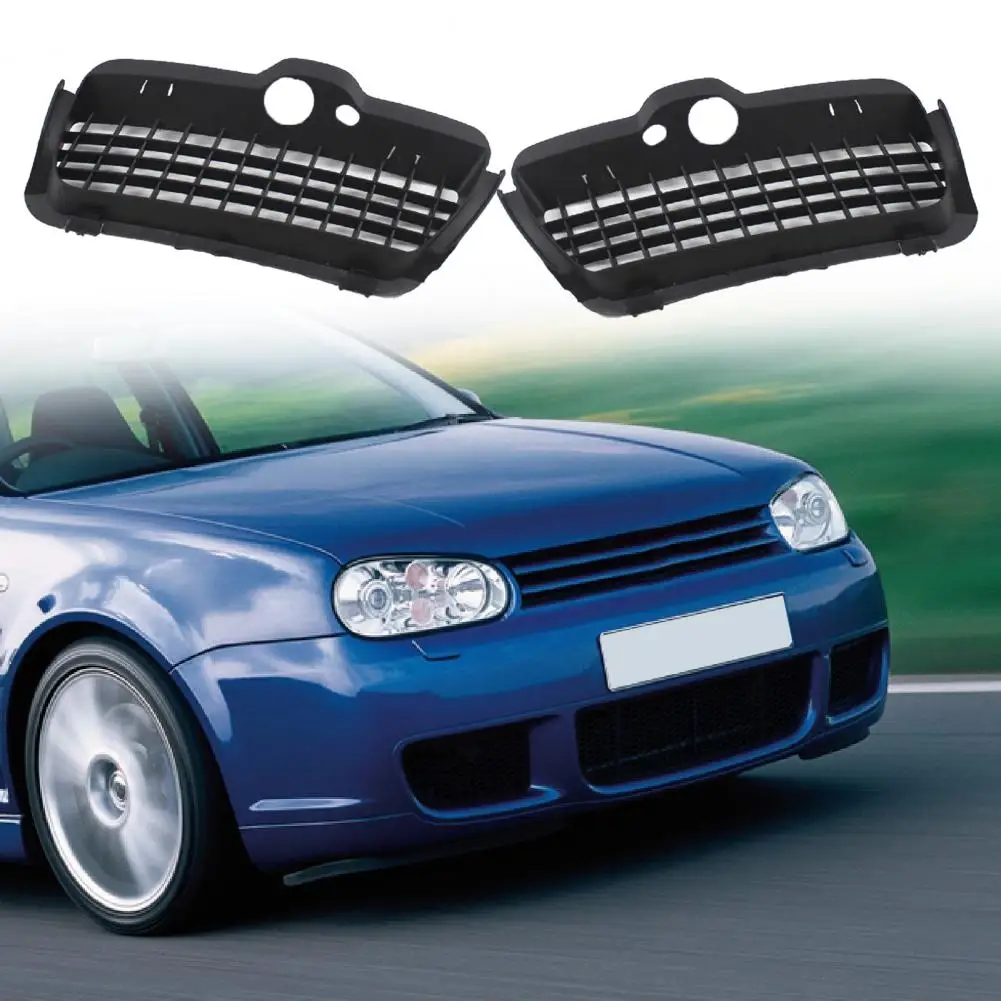 

Front Bumper Grille Practical Bumper Side Grill Replacement 1H6853665A 1H6853666A Standard Lightweight Lower Grille