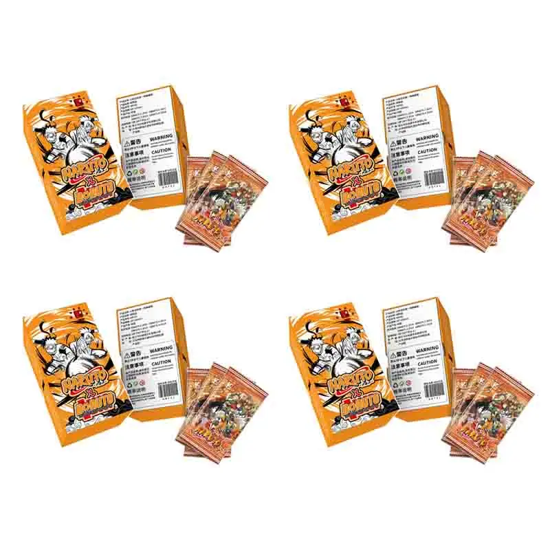 Коллекционная карточка Наруто, имитация Boruto, крафт-бумага, ниндзя, Имитация крафт-бумаги, рулонная карта, аниме-карточка