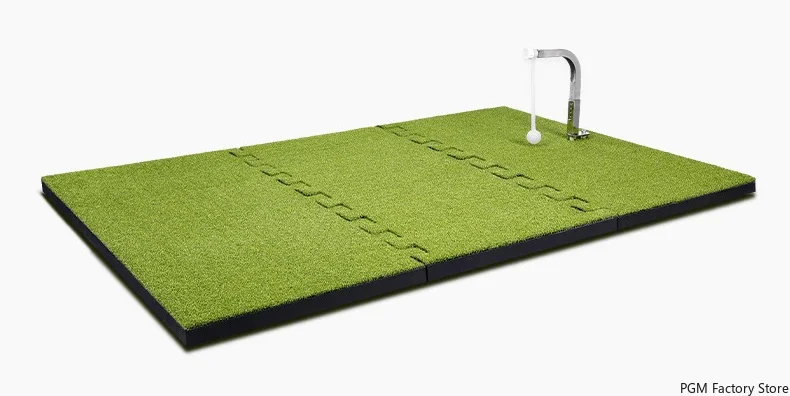 Description Picture 2 of itemPGM Golf Swing Practitioner Spliced Strike Mat with 360 ° Rotation and Adjustable Height Training Pad HL012