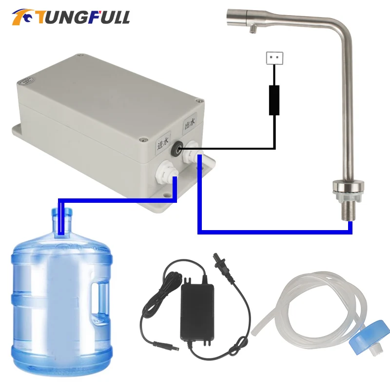 12V Electric Faucet Water Pump 1.5L/min Caravan Electric Kitchen Water Pump Faucet Automatic Suction For galley liquid transfer pump electromagnetic pump