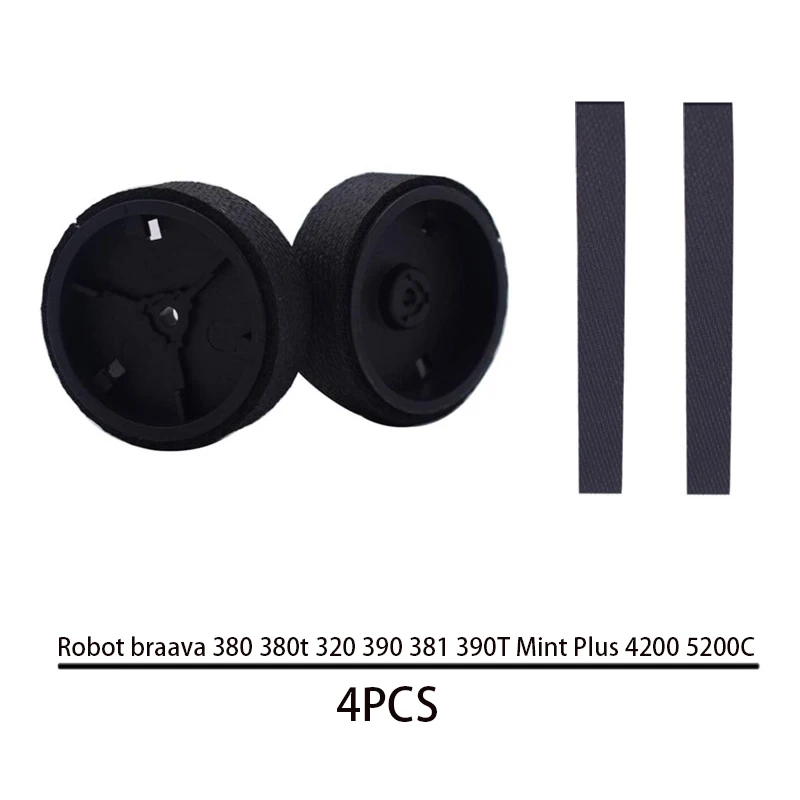 Details about   Caster Wheels+Wheel Tire Skin for IRobot Braava 380 380T 320 390 381 390T  O8F0 