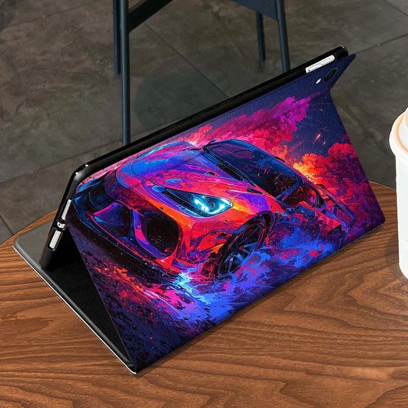 Luxury Sports Car Art Pattern Tablet Case Gift