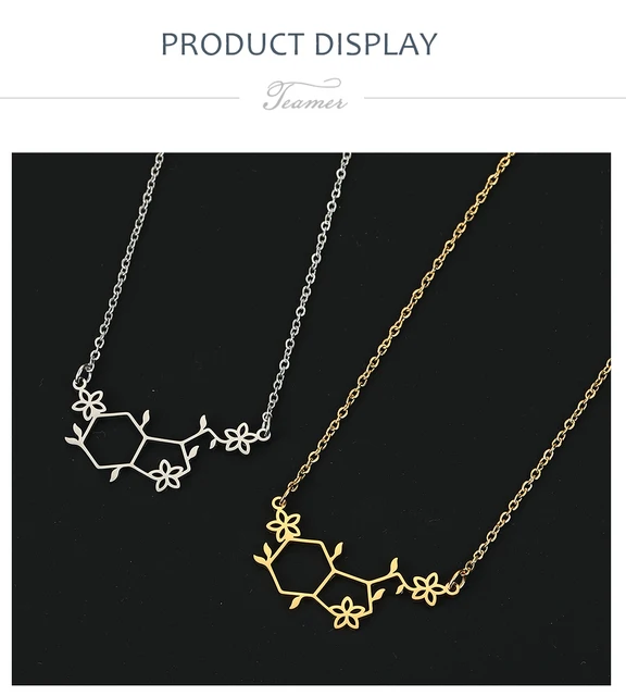 60 Ciondoli A Tema Chimica - Molecole Caffeina, Lega Per Bracciali, Orecchini Fai Da Te - Foto 5