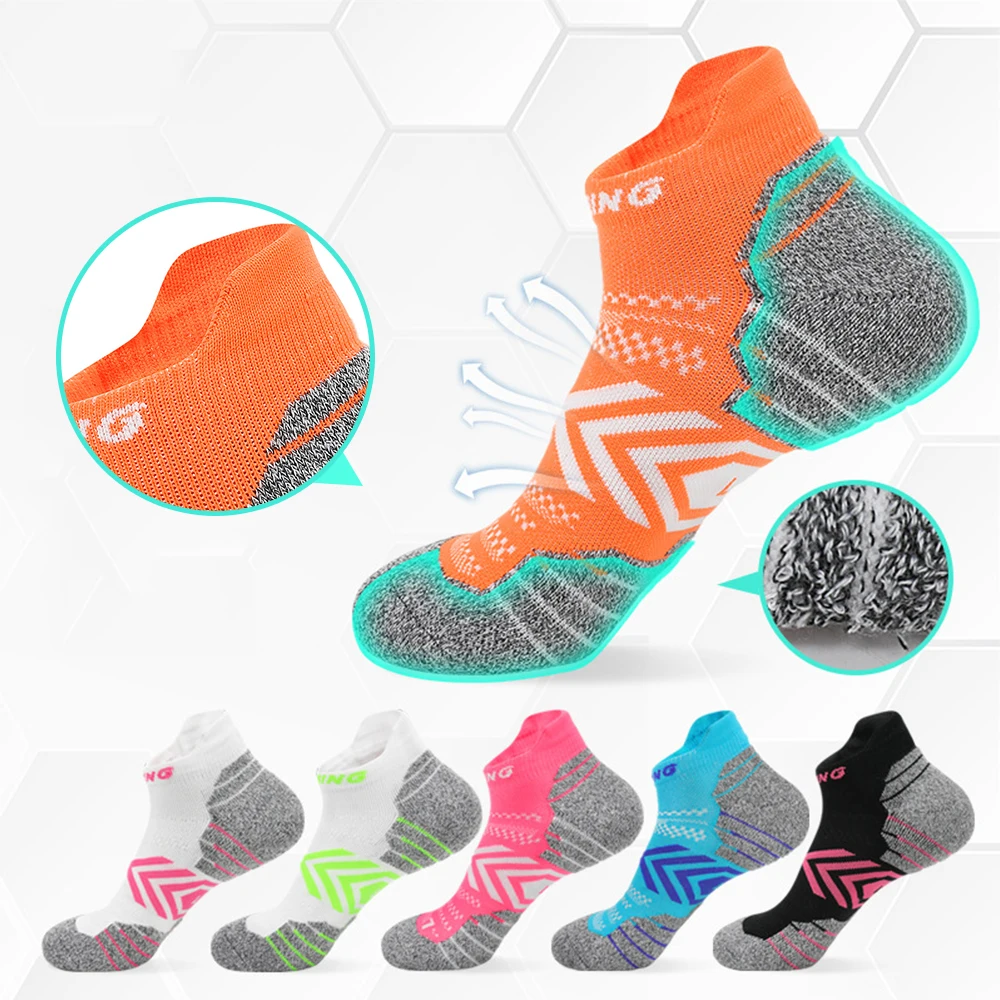2Pairs Professional Sports High Quality Men&Women Polyester Sports Ankle Socks  Summer Breathable Mesh Casual Athletic Sock