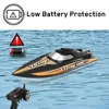 VOLANTEX RC Speedboat 60KM/H Brushless Toys High-speed VectorSR80 Boat Model 2.4G 2CH Remote Control Racing Ship Kids Boys Gifts 3