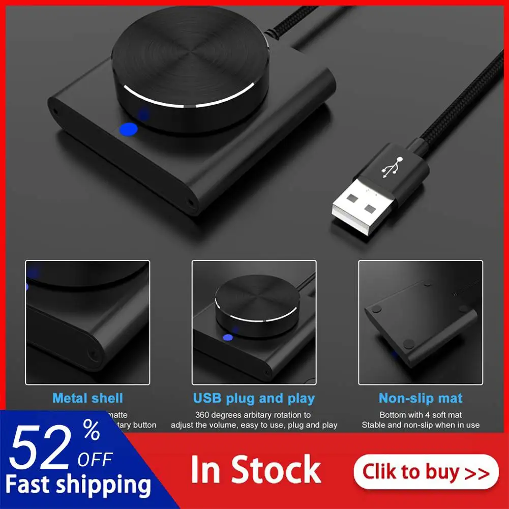 Usb Регулятор Громкости Mini Speaker Volume Control Mini Onebutton