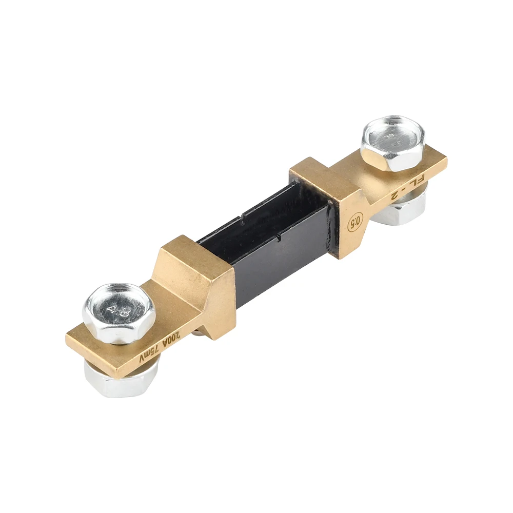 Externer Shunt 10A 20A 30A 50A 100A 200A 75mV Strommesswiderstand Splitter für DC Voltmeter Amperemeter Spannungsmesser – Detail 5