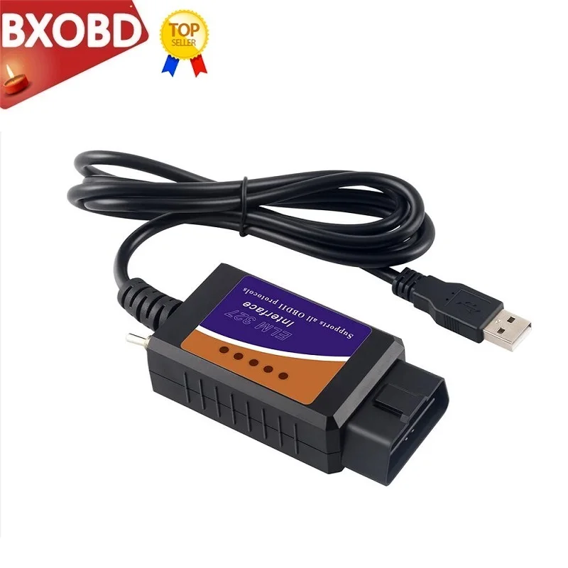 Herramientas coche Sistemas de diagnóstico del motor (OBD II) Cable de diagnóstico para coche escáner de interfaz de cable de diagnóstico del conector V1.5 OBD2 de coche para raghuinstech.com