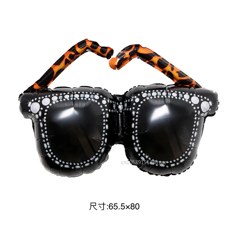 80s 90s Radio Roller Skates Foil Helium Balloons Microphones Retro Theme Hip Hop Birthday Party Balloon for Party Decoration