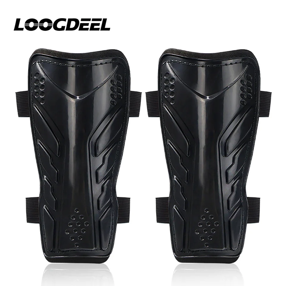 Soccer shin guards LOOGDEEL football strap protection gear children adult sports training knee leg support professional kid soccer