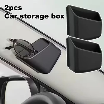 Elegante organizer per auto per occhiali e telefono, materiali durevoli, design minimalista, adatto a tutte le stagioni, scatola portaoggetti per auto