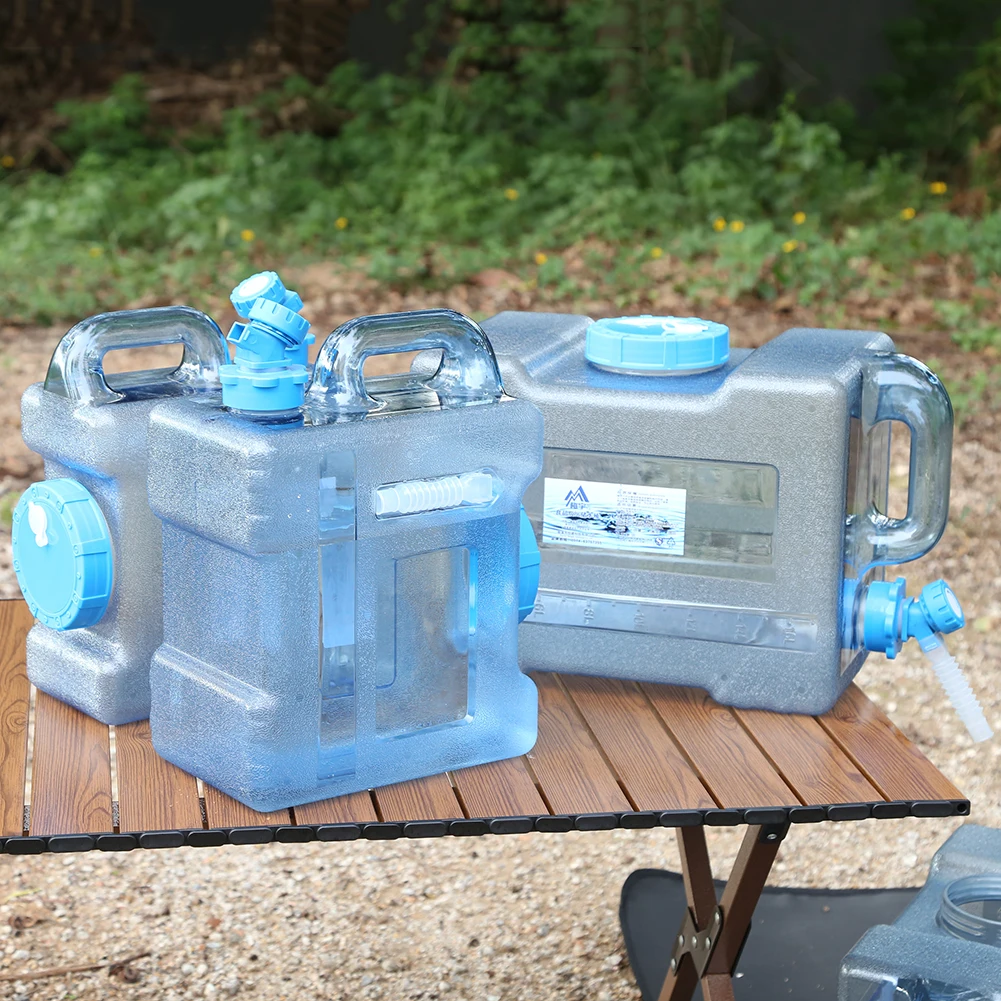 Outdoor water bin camping bucket for travel picnic 8/12/16L