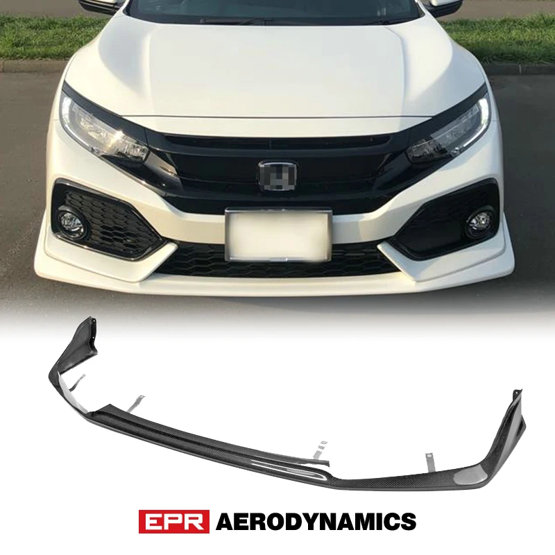 

for Honda17 Onwards Civic FK7 Hatchback MUG Style Front Bumper Under Lip Exterior Body Kits Car Accessories