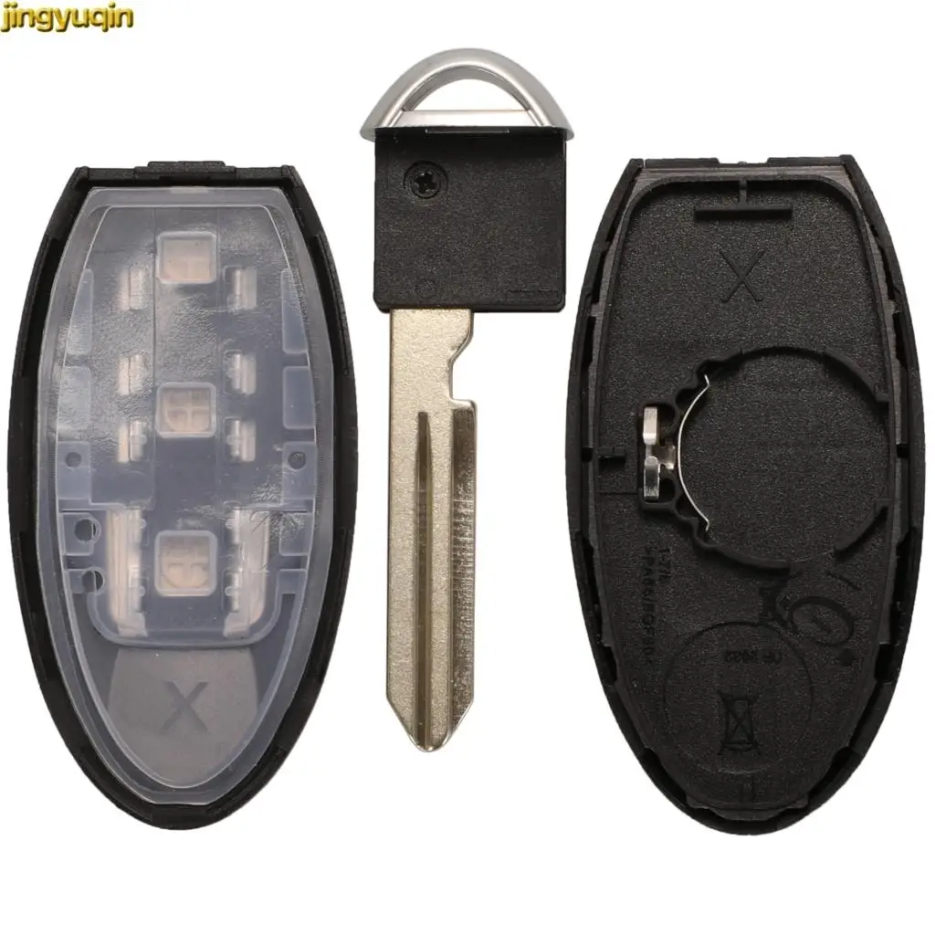 Remote Car Key Smart Fob Shell for Nissan Altima Maxima Murano Rogue Sunny Teana Versa Sentra 2/3/4/5 Buttons key case car key shell car remote key car key key shell