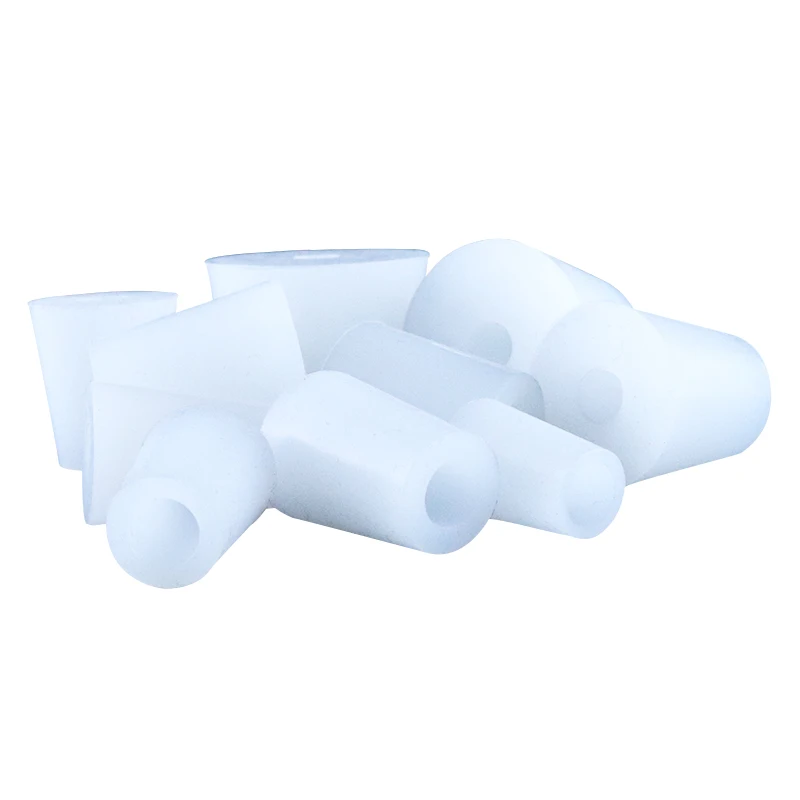 Silicone Solids Plug Fermenter Cover Rubber Stopper With Hole Laboratory Stopper Valve Airlock Stopper