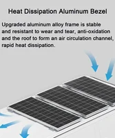 Kits de support de montage en aluminium pour panneau solaire, support de toit de Style Z, panneau photovoltaïque, support en Z pour voiture, bateau, RV, Yacht 6