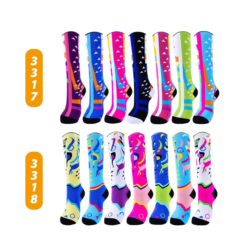 Winter Merino Wool Socks Kids Roller Skating Socks Thickened Warm Long High Snow Boys and Girls Ski