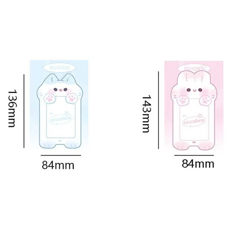 Animal Photocard Holder Portable Hanging Ornaments Hamster ID Card Cover Cartoon Photo Holde