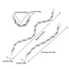 Parrot Bird Standing Toys Cotton Rope Colorful Toy Chew Perches For Bird Swing Harness Cage Pet Toy Parrot Climbing Toys 4