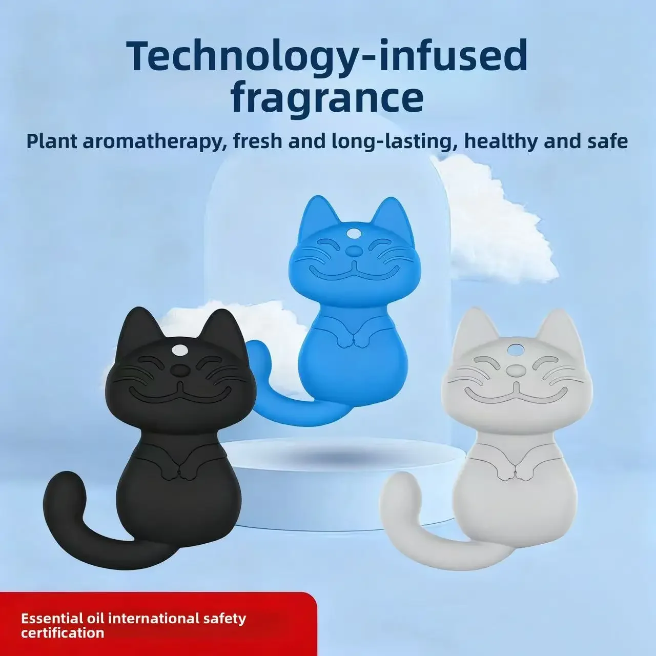 Cat-Shaped Aromatherapy Air Vent Chemical-Free