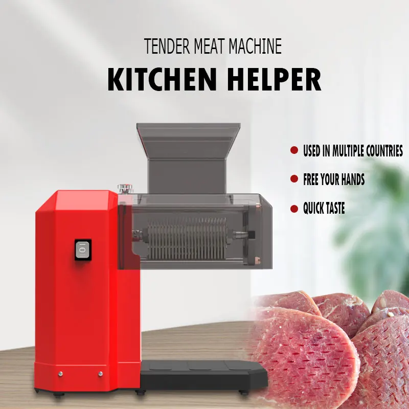 

Commercial Meat Tenderizer Beater Machine Stainless Steel Electric Meat Tenderizing Hammer Steak Meat Loosen Machine