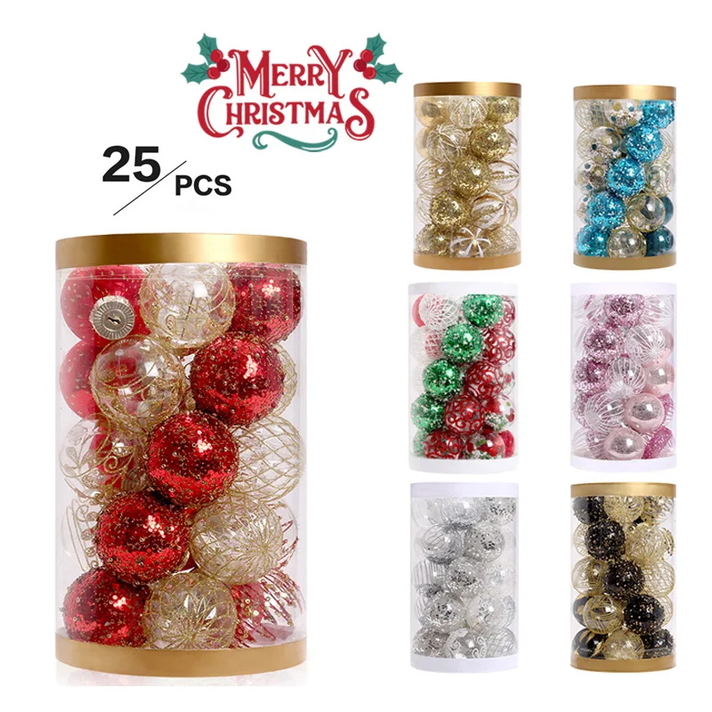 

25 шт., подвеска в виде ёлки, 6 см