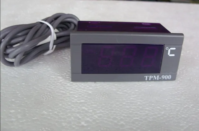Digital Thermostat Controller TPM‑900 220V Digital Temperature Controller LED Panel Meter with Sensor - 30℃～+110℃ 6