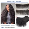 30 34 Inch Burmese Curly Bundles Human Hair Extensions Sew In 100% Original Loose Deep Wave Bundles Double Weft Raw Hair Weaving 5
