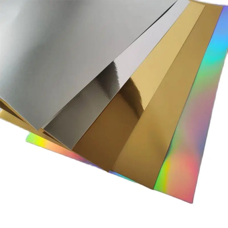 SilverMetallicCardstockFoilCardboardA4Size250gsm10SheetsFor
