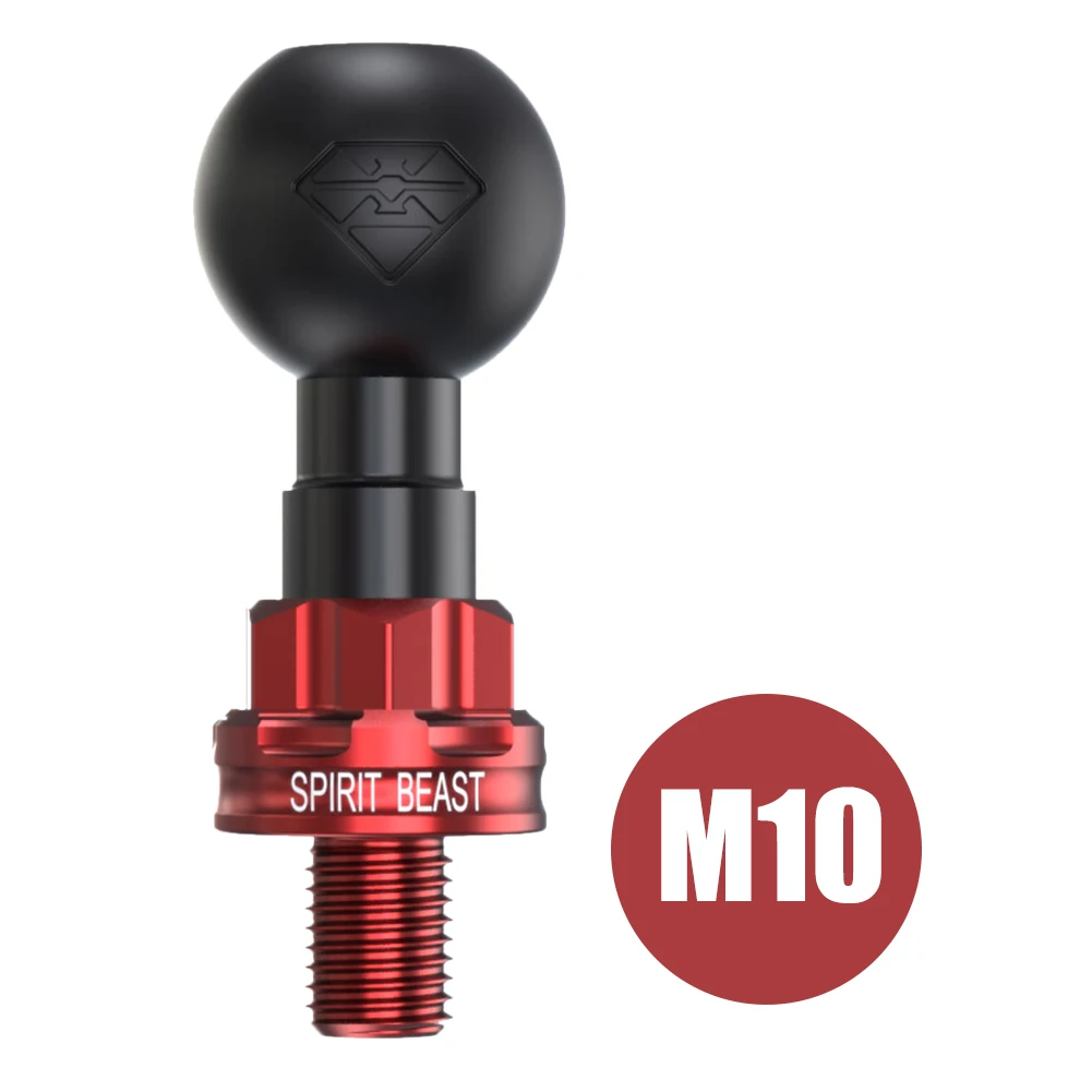Jose2015 Single Ball Mount Adapter - 1/4 Inch Male Screw For Camera, Motorcycle Mirror & More - View #13