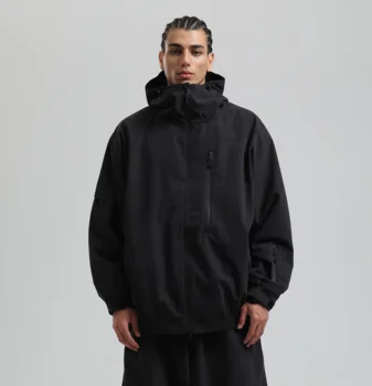 Gsou Snow Giacca da snowboard da uomo e da donna – Abbigliamento da sci impermeabile, Cappotto invernale foderato in pile traspirante, Stile abbigliamento da lavoro dalla vestibilità ampia 1