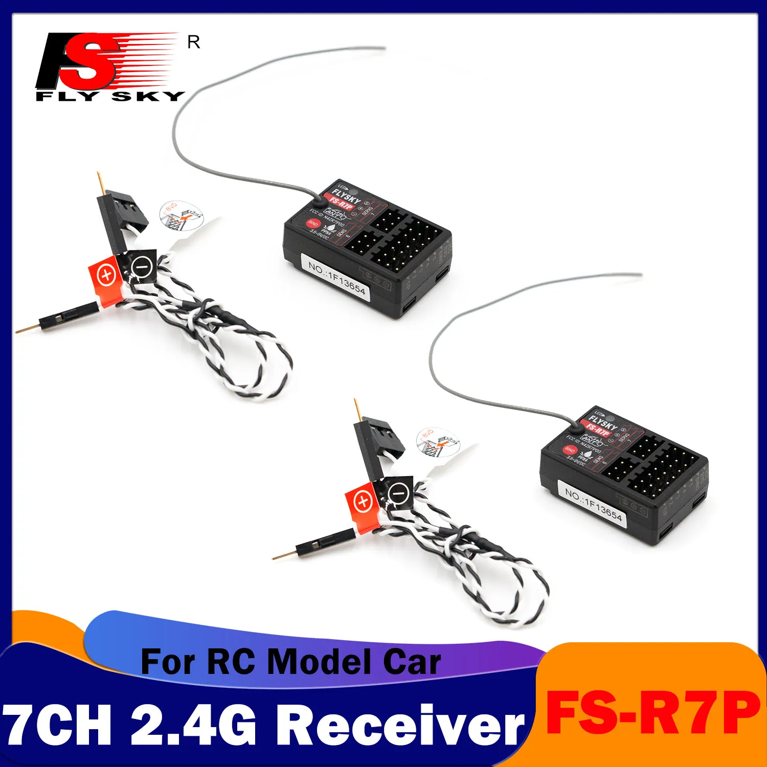 

FLYSKY FS-R7P 7CH 2.4G Receiver 3.5-8.4V Single Antenna Radio PPX4 Waterproof PWM for RC Model Car Transmitter Remote Toy Parts