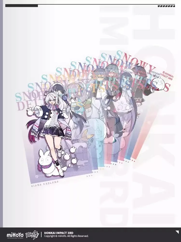 

[Mihoyo/Honkai Impact 3RD 】заснеженная серия dellмозаики, набор аксессуаров для косплея кианы