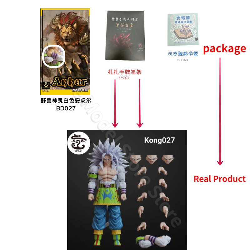 Figura de Ação Dragon Ball Anime, Demo Besta, Kong Studio, SHF Super Saiyan  5, SSJ5, BD027, 028, 029, Goku 3.0, Toy Gift, Em estoque - AliExpress